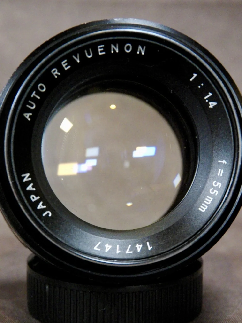 Auto Revuenon 55mm f/1.4 Tomioka Planar Lens M42